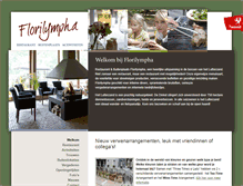 Tablet Screenshot of florilympha.nl